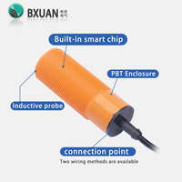 Capteur de proximité capacitif industriel intégré, anti-interférence, sortie PNP NO, pour la détection d'objets, équipement d'automatisation