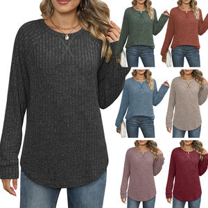 Women's Eco-Friendly Long Sleeve Tunic Top Slimming Blouse Shirt for Spring Fall Factory Wholesale Skin-Friendly <strong>Thermal</strong> Summer - Product Image 6