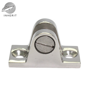 Stainless Steel Mountain Base 52x25mm Bimini <b>Top</b> Hardware For Yacht Sunshade Fixing - Product Image 3