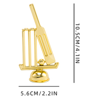Trophées de cricket en plastique de bonne qualité, décorations sportives, souvenirs décoratifs GZ38