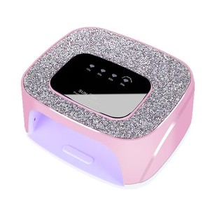 Factory Wholesale S20 Dual <b>Light</b> Source LED/UV Nail Lamp Glue Curing Machine <b>Plug</b>-<b>in</b> Smart Induction Phototherapy Lamp Wireless - Product Image 1