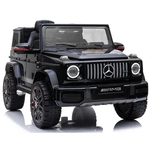 2020 12 В G63 AMG детский игрушечный автомобиль черный детские электрические игрушки для детей электромобили на распродаже
