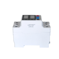 Protector de Voltaje AVS 63A para Riel DIN con Restablecimiento Automático y Corriente Ajustable