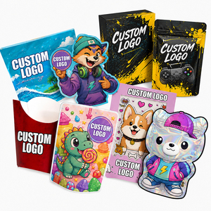 Scatole di Carta Personalizzate con Stampa Olografica per Biscotti e Caramelle da 3,5g, Sacchetti in Mylar da 3,5g Fustellati con Scatole - Set Completo - Product Image 1