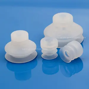Custom industrial Rubber Silicone Vacuum Pads Flat Bellow Suction Cups Sucker Vacuum Cups