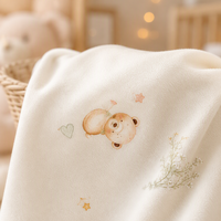 Couverture pour bébé à capuche, manches chauve-souris, en pur coton, pour nouveau-né, quatre saisons, double couche, imprimé dessin animé, respirante, lavable, antibactérienne