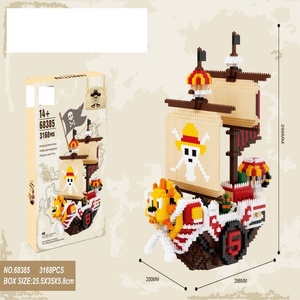 Mini bloques de construcción Barco <span class=keywords><strong>Pirata</strong></span> juguetes Thousand Sunny Going Merry Boat para niños juguetes educativos para niños - Product Image 6
