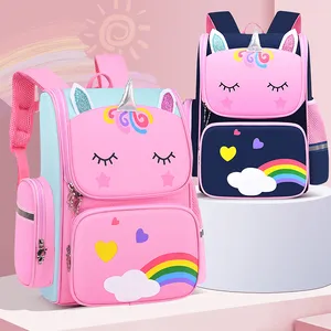 Schult aschen New Fashion Cartoon Mochila Escolar Einhorn Kinder Schult aschen Rucksack bequeme Reise für Kinder Tasche