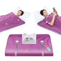 Couverture de sauna pour la perte de poids, la désintoxication, la thérapie, en PU imperméable, chauffante, pour spa à domicile