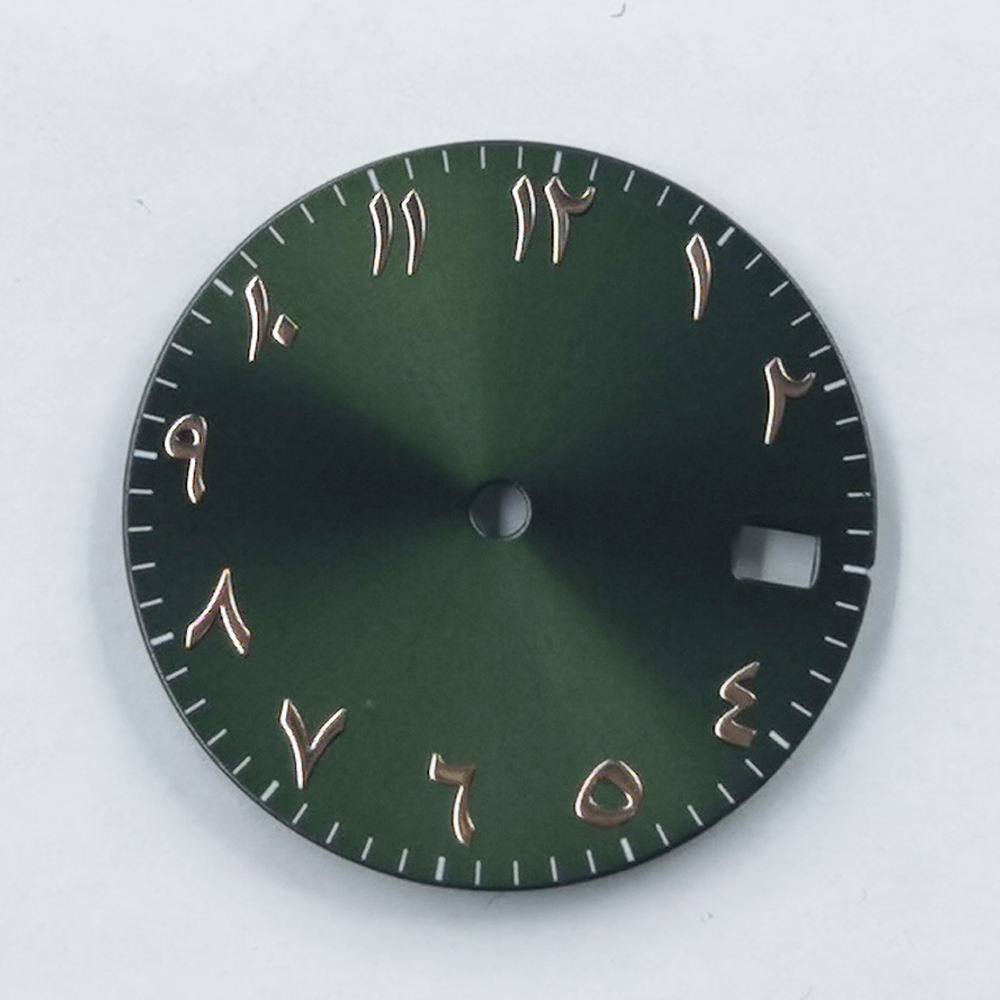 Green rose gold Indexes