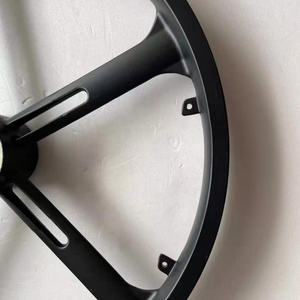 Jantes de vélo de 26 pouces en alliage de magnésium, roues à 5 branches, jante de vélo en alliage de magnésium avec moyeu à dynamo intégré (SHIMANO & SUNRACE) - Product Image 4