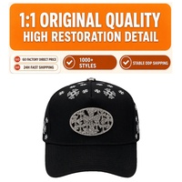 Nuevo Estilo B Cross 24K Rose Gold Beard Hats Caps Gorras de Gamuza CT 5 Panel Original Beard DARK NEBULA Chrome Sports Beard Hats