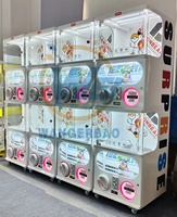 Máquina expendedora de juguetes de cápsulas Gacha/Gachapon de metal de doble piso, operada con monedas, personalizable, para juegos de grúa recreativos, de la marca Wangerbao