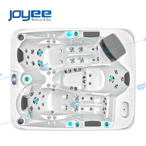 JOYEE-Jacuzzis pequeños al aire libre para 3 personas, bañera de hidromasaje con sistema Balboa - Product Image 2