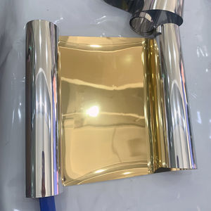 TPU oro plata PU líquido metálico tela espejo imitación Metal cuero <span class=keywords><strong>vinilo</strong></span> <span class=keywords><strong>para</strong></span> bolsos manualidades prendas - Product Image 4