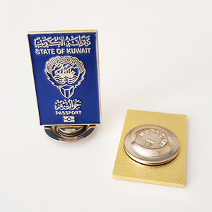 Trong kho oman saudi UAE kim loại Sticker Pin cho điện thoại di động QATAR kuwait bahrain men vàng hộ chiếu pin nam châm huy hiệu Trâm - Product Image 5