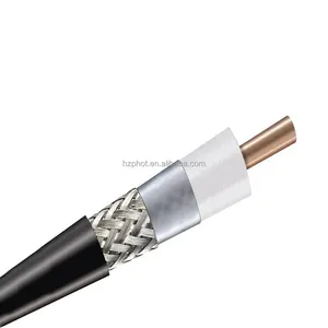 Manufacturer Low loss 50 ohm bare copper cctv coaxial cable 5D 8D 10D 12D