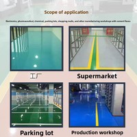Pintura Epoxi Autonivelante de Grado Industrial para Pisos, Revestimiento Antideslizante Ecológico para Pisos de Cemento Interiores y Exteriores
