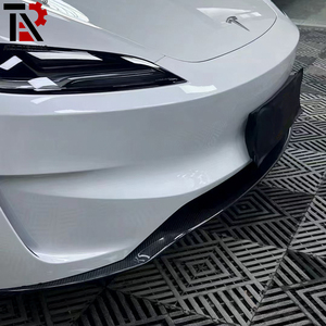 สำหรับ Tesla โมเดล3 Highland 2024 + & ประสิทธิภาพชุดบอดี้คาร์บอนไฟเบอร์: ลิปด้านหน้าและด้านหลังกระจายแสงเงา - Product Image 5