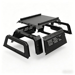 Couverture de benne de camionnette professionnelle en alliage d'aluminium, type hard-top, avec feu stop supérieur, pour Ranger/Hilux/<span class=keywords><strong>Tacoma</strong></span>/D-Max de 5,0 pieds - Product Image 3
