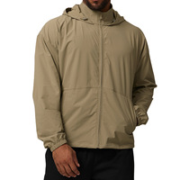 Veste de sport unisexe Arabella 2026 avec logo personnalisé, en toile légère, coupe-vent, col montant, fermeture éclair intégrale, style varsity, fabrication
