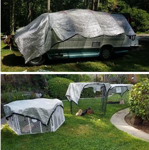 Hdpe चांदी चिंतनशील आउटडोर उद्यान एल्यूमीनियम पन्नी और कुत्ते के लिए - Product Image 5