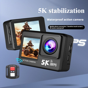 กล้องแอคชั่นกันน้ำ WiFi ความละเอียดสูง 4K 20 ล้านพิกเซล บันทึกภาพกีฬา พร้อมระบบตัดเสียงรบกวน สำหรับใช้กับมอเตอร์ไซค์ รองรับ MicroSD เซ็นเซอร์ภาพ CMOS - Product Image 2