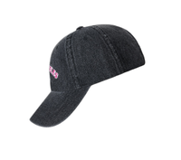 Gorra de Béisbol Vintage de Mezclilla Oxford Desgastada de 6 Paneles, 100% Algodón, Hebilla Metálica Ajustable, Transpirable, Impermeable, con Logotipo Personalizado
