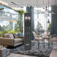Control Remoto Universal para TV Philips BRC0884305/01 BRC088403/01 398GR1BEPHN0032BC con Código Fijo Compatible con Varios