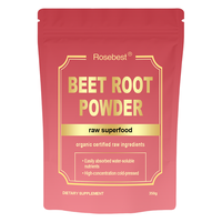 Rosebest Supplément Superfood Certifié GMP pour Booster l'Oxyde Nitrique, Extrait de Betterave Rouge Végétalien en Poudre à Boire en Sachet