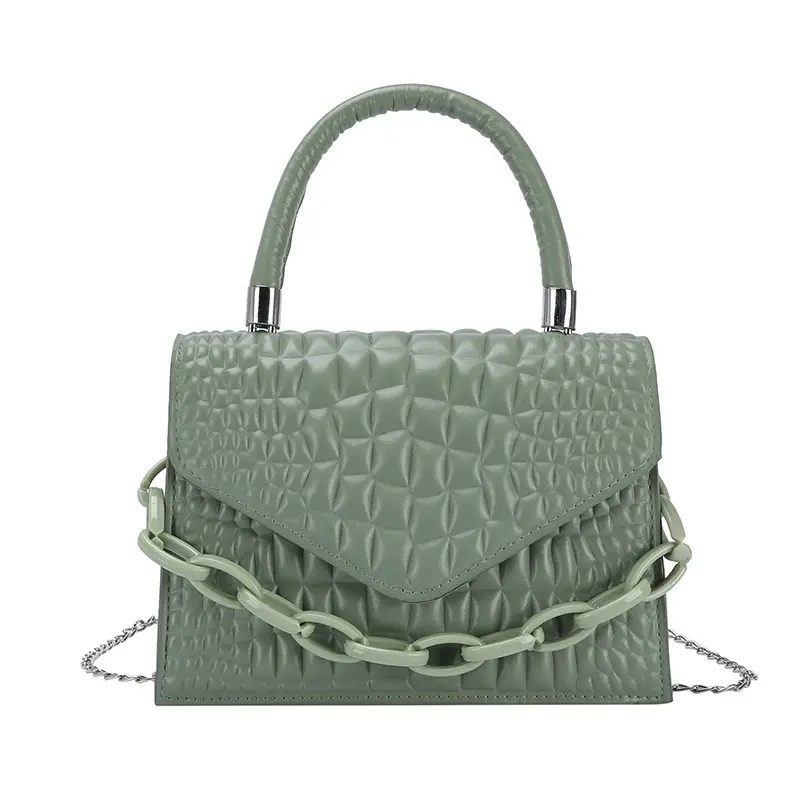 2021 Großhandel Mode Messenger Crocodile Bag Mini Schulter Ketten beutel für Damen