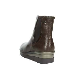 Botines de cuña suaves para mujer Cinzia Marrón IV8822569 - Product Image 1