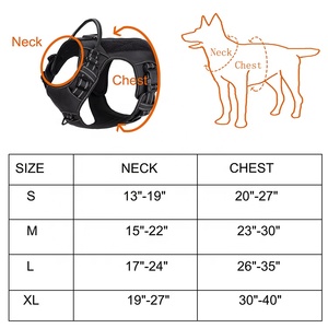 Nylon Phản Quang Chiến Thuật Con Chó Khai Thác Ren Có Thể Điều Chỉnh Đi Bộ Đào Tạo Vest <span class=keywords><strong>Hook</strong></span> Vòng Bảng Điều Chỉnh Cho Id Huy Hiệu Vá Không Có Kéo Tính Năng - Product Image 5