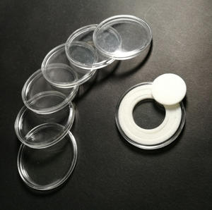 Eco-Friendly Customized Transparent <b>Acrylic</b>/PS/PC Coin Capsules Holder Case 46MM <b>Display</b> <b>Box</b> Storage for Coin Collection - Product Image 6