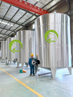 Cuve de mélange chauffante en acier inoxydable avec serpentin interne pour le stockage et la fusion du miel, des huiles animales, des graisses et des matériaux à haute viscosité