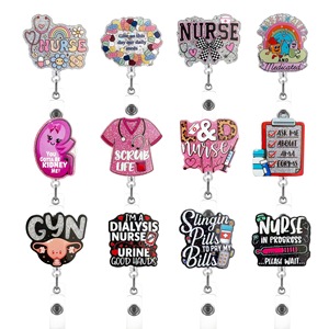 Offerta Speciale: Porta Badge in Acrilico Carini con MOQ Ridotto, Accessori Quotidiani, Porta Medicinali, Porta Tazza da Caffè, Porta Badge Retrattile per Infermieri - Product Image 3