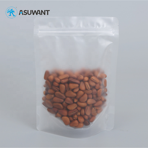 Venta al por mayor de auto-Sellado transparente frutas secas té comida hermético bolsa con logotipo personalizado - Product Image 5