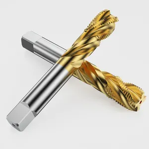 Professional Manufacture Durable Coated Grooved Threading Alloy Cut Thread Taps Hss