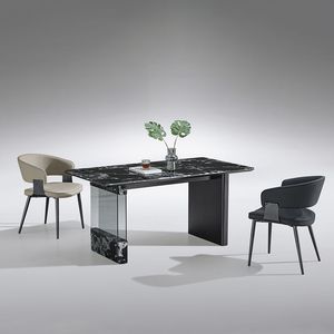 Petite réception minimaliste pour <span class=keywords><strong>2</strong></span> <span class=keywords><strong>personnes</strong></span> Bibliothèque de bureau en pierre frittée <span class=keywords><strong>Table</strong></span> de mise en place <span class=keywords><strong>rectangulaire</strong></span> de l'équipe de démarrage - Product Image 2