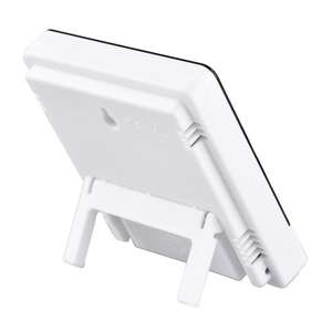 LCD dijital sıcaklık nem ölçer saat ile HTC-1 HTC-2 kapalı açık higrometre termometre hava İstasyonu - Product Image 4