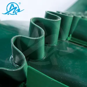 클리트 또는 측벽이있는 고품질 맞춤형 녹색 PVC 컨베이어 벨트