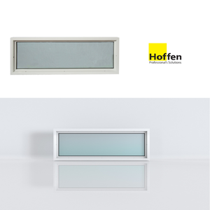 หน้าต่างกระจก uPVC Hoffen ขนาด 120x40 แบบคงที่ กันเสียง กันน้ำ ป้องกันความร้อน สำหรับอาคาร - Product Image 6