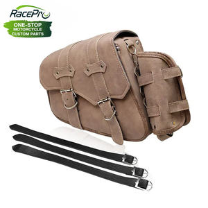 RACEPRO – sacoche de <span class=keywords><strong>moto</strong></span> en cuir PU marron pour <span class=keywords><strong>Harley</strong></span> <span class=keywords><strong>Davidson</strong></span> Street 500 750 Sportster 883 1200 Sportster S - Product Image 2