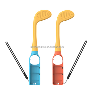 Empuñadura de Plástico ABS para Golf Deportivo, Soporte de Varilla de Raqueta con Sensor de Movimiento, Accesorios de Juego para NS Switch 2, <span class=keywords><strong>Joycon</strong></span> <span class=keywords><strong>Izquierdo</strong></span> y Derecho, Rojo y <span class=keywords><strong>Azul</strong></span> - Product Image 2