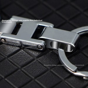 <span class=keywords><strong>Porte</strong></span>-clés créatif en résine fibre de carbone avec logo de voiture, pendentif boucle H et boucle articulée pour modification automobile OLIVER Fitment - Product Image 3