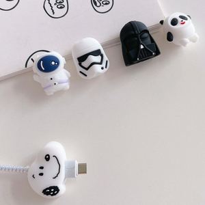 Protector de Cable de Carga para Teléfono con Diseño de Personajes de Dibujos Animados de PVC, Anti-Rotura, para Cables de iPhone/Tipo-C, Venta al Por Mayor - Product Image 4