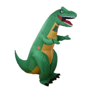 Costume de dinosaure gonflable T-Rex pour cosplay, déguisement de mascotte animale pour Halloween, adultes et enfants - Product Image 2