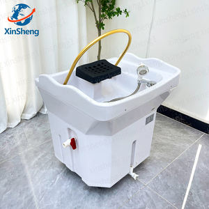 Modernes abnehmbares mobiles Haar waschbecken Verstellbares Spa-<span class=keywords><strong>Shampoo</strong></span>-Becken für zu Hause oder im Salon Tragbar für Kopf massagen - Product Image 5