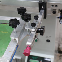 Máquina de Serigrafía Semiautomática de 6 Estaciones para Vasos de Vidrio, Tarjetas, Etiquetas de Papel e Impresoras de Facturas