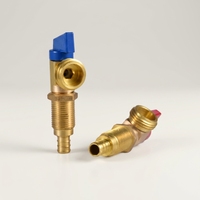 Robinet à bille MHT F1807 de 1/2 pouce pour raccord PEX de 3/4 pouce pour machine à laver
